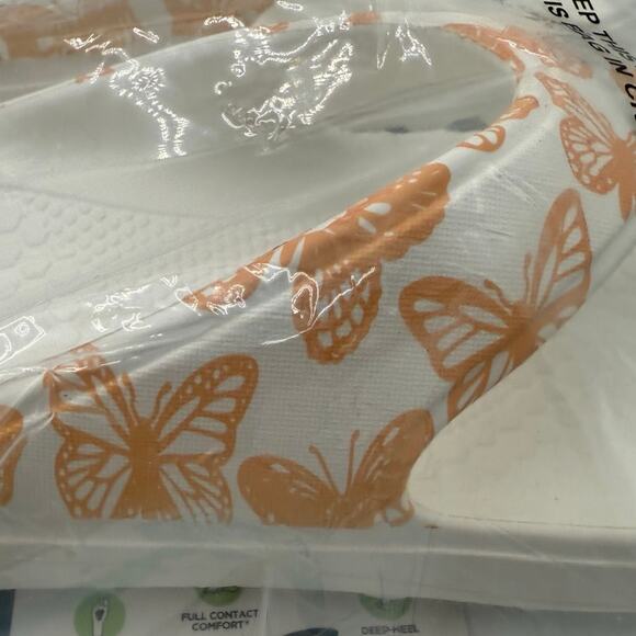 Spenco™ Fusion Butterfly Orthotic Support Sandal Women's size 9 White Coral - Picture 1 of 8